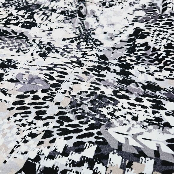 Gloria Vanderbilt Womens Blouse Multicolor Size XL Stretch Short Sleeve Pullover - Picture 9 of 12